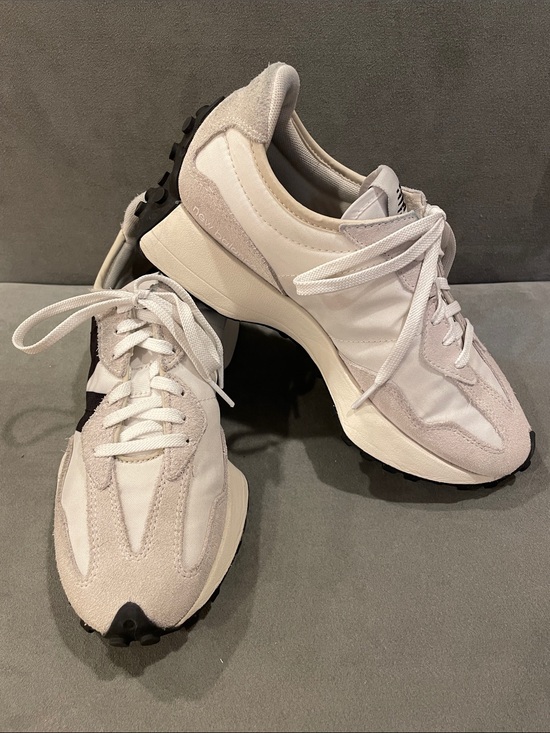 New Balance Shoes - New Balance 327 White Black Women's Size 8 Retro Runner Sneakers